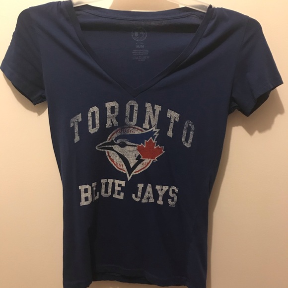 Toronto Blue Jays V-Neck T-Shirt - Picture 1 of 3